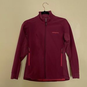 Patagonia Full Zip Jacket Maroon XS